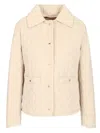 Moorer Shaira-osq Padded Down Jacket In Beige