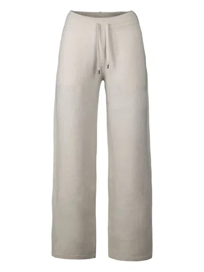Moorer Sheril-d7 Drawstring-fastening Trousers In Neutral