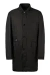 Moorer Shinjuku Techno Fabric Jacket In Black