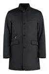 Moorer Shinjuku Techno Fabric Jacket In Black