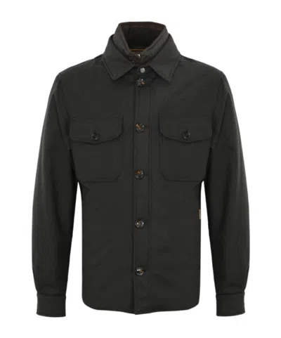 Moorer Duino-ll Wool And Cashmere Jacket In Black