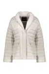 Moorer Short Down Jacket In Gray
