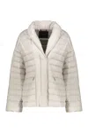 Moorer Short Down Jacket In Neutral