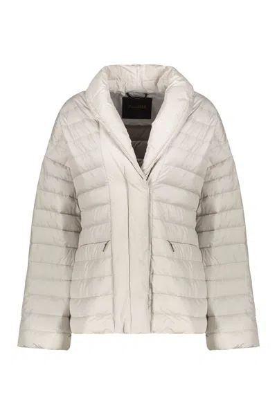 Moorer Short Down Jacket In Neutral