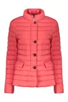 Moorer Short Down Jacket In Red