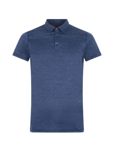 Moorer Short-sleeves Polo Shirt In Burgundy