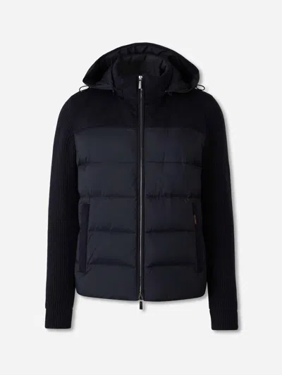 MOORER MOORER SHORT TRICOT DOWN JACKET