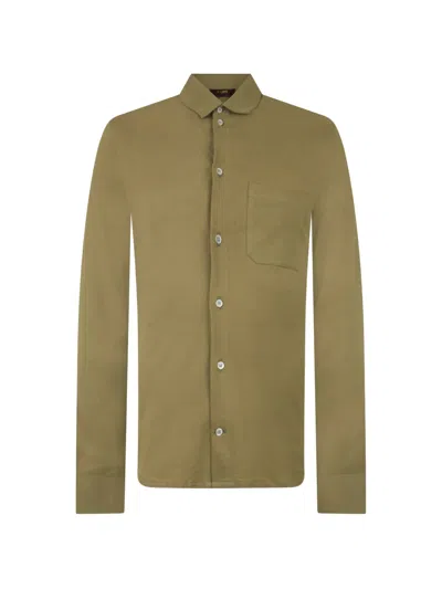 Moorer Siena Long-sleeve Shirt In Green