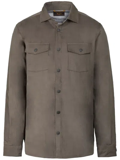 Moorer Silas-m3 Shirt In Green