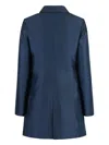Moorer Silene Coat In Blue