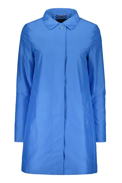 Moorer Silene-da6 Techno Fabric Jacket In Light Blue