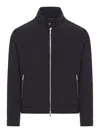 Moorer Filippo-kn Padded Jacket In Technical Fabric In Blue