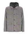 Moorer Wool And Cashmere Blend Jacket In Gray