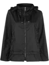 Moorer Sinia Hooded Jacket In Black
