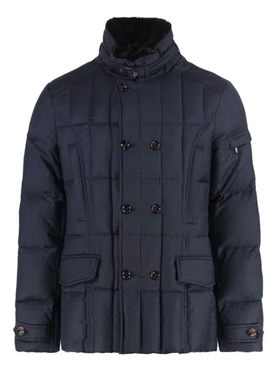 Moorer Siro Down Jacket In Blue
