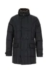Moorer Midnight Blue Polyester Morris Down Jacket