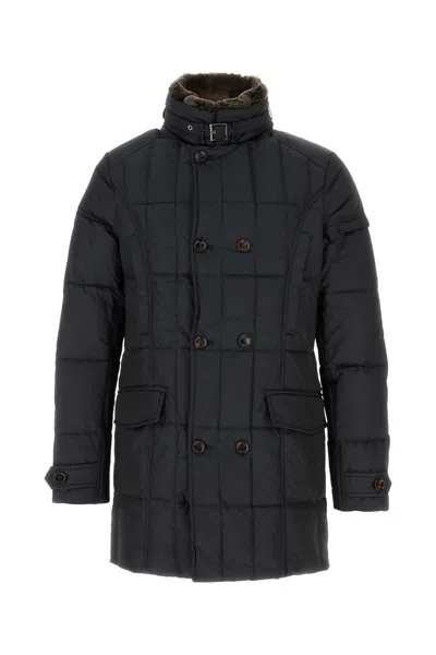 MOORER SLATE POLYESTER MORRIS DOWN JACKET