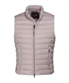Moorer Sleeveless Calaf S Vest In Gray