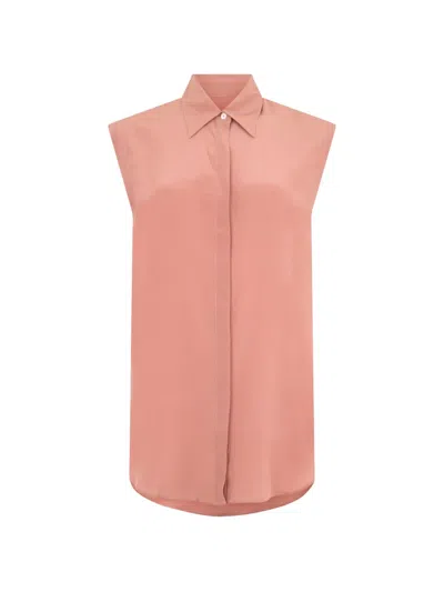 Moorer Sleeveless Shirt In Pink