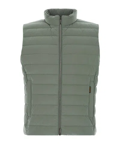 Moorer Sleeveless Vest In Green