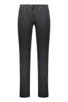 Moorer Slim Fit Casual Pants In Gray