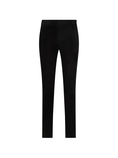 Moorer Slim-fit Trousers In Black