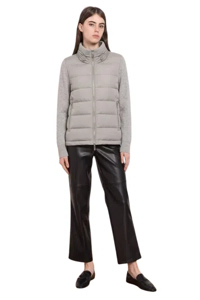 Moorer Solosm Jacket Stone In Gray