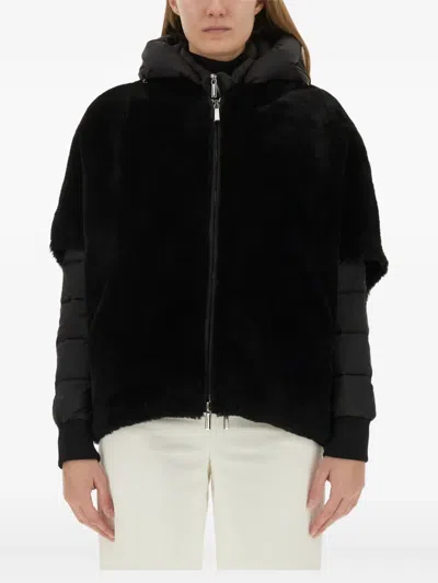 MOORER SP-PEGASO-KS3 HOODED SHEARLING JACKET