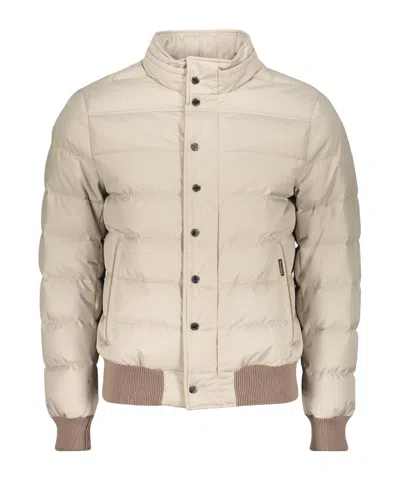 MOORER BUTTON-EMBELLISHMENT PADDED JACKET
