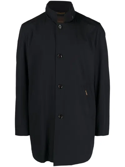 MOORER STAND-UP COLLAR RAINCOAT