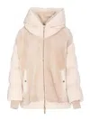 Moorer Stone Nausica Down Jacket In White
