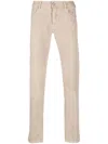 Moorer Mid-rise Straight-leg Jeans In Neutrals