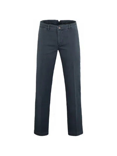 Moorer Straight-leg Trousers In Blue