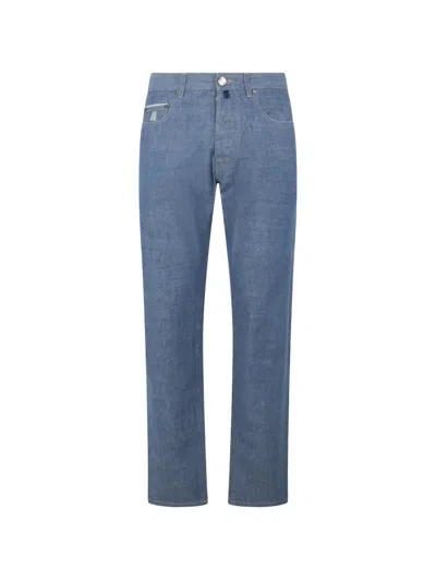Moorer Straight-leg Jeans In Blue