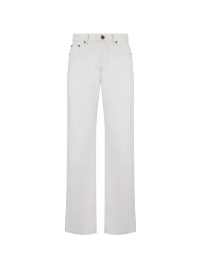 Moorer Straight-leg Jeans In White