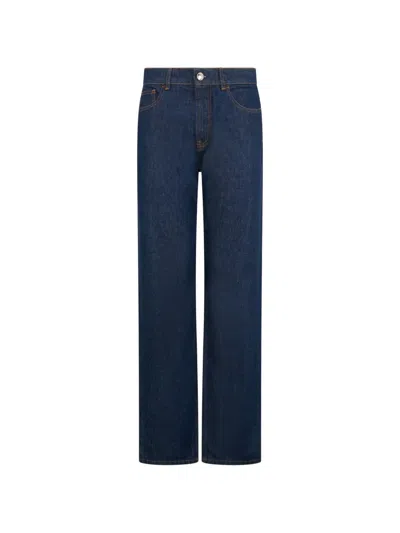 Moorer Straight-leg Trousers In Blue