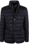 Moorer Nomos-ls9 - Jacket-style Down Jacket In Blue
