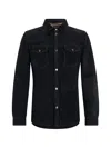 Moorer Suede Panelled Jacket In Multi