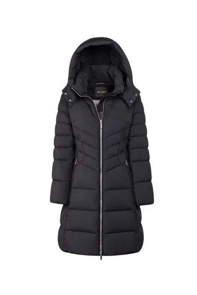 Moorer Swami-kn Puffer Jacket Nero In Black