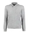 Moorer Long-sleeved Sweater In Gray