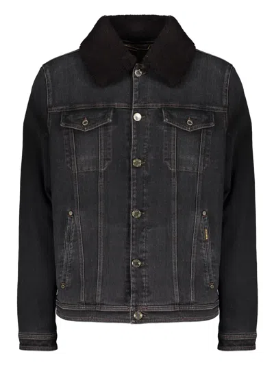 Moorer Taburno Shearling-collar Jacket In Brown