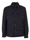 Moorer Tailored Black Wool And Cashmere Duino-ll Jacket In Blue