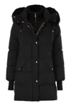 Moorer Talassa-stp - Long Down Jacket With Hood In Black