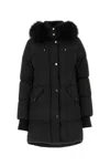 Moorer Padded Parka With Hood And Ribbed Cuffs