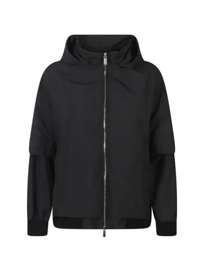 Moorer Talitha-stp Hooded Jacket In Black