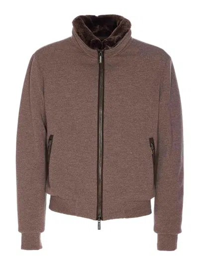 MOORER CHAQUETA ALCOCHADA - MARRÓN
