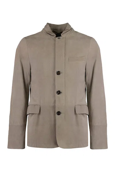 MOORER TEBALDO LEATHER JACKET