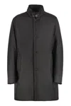Moorer Technical Fabric Parka In Brown
