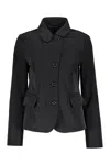 Moorer Technical Fabric Waterproof Jacket In Black