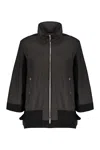 Moorer Techno Fabric Cape-coat